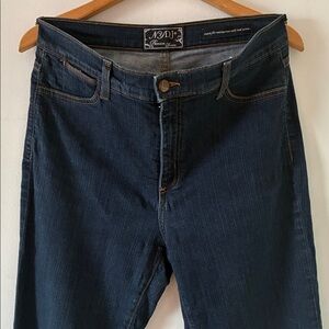 NYDJ Tummy Tuck Boot Cut High Rise Dark Wash Style 700 Jeans - Size 10
